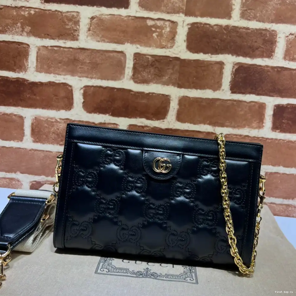 shoulder matelassé GUCCI leather GG bag 0615